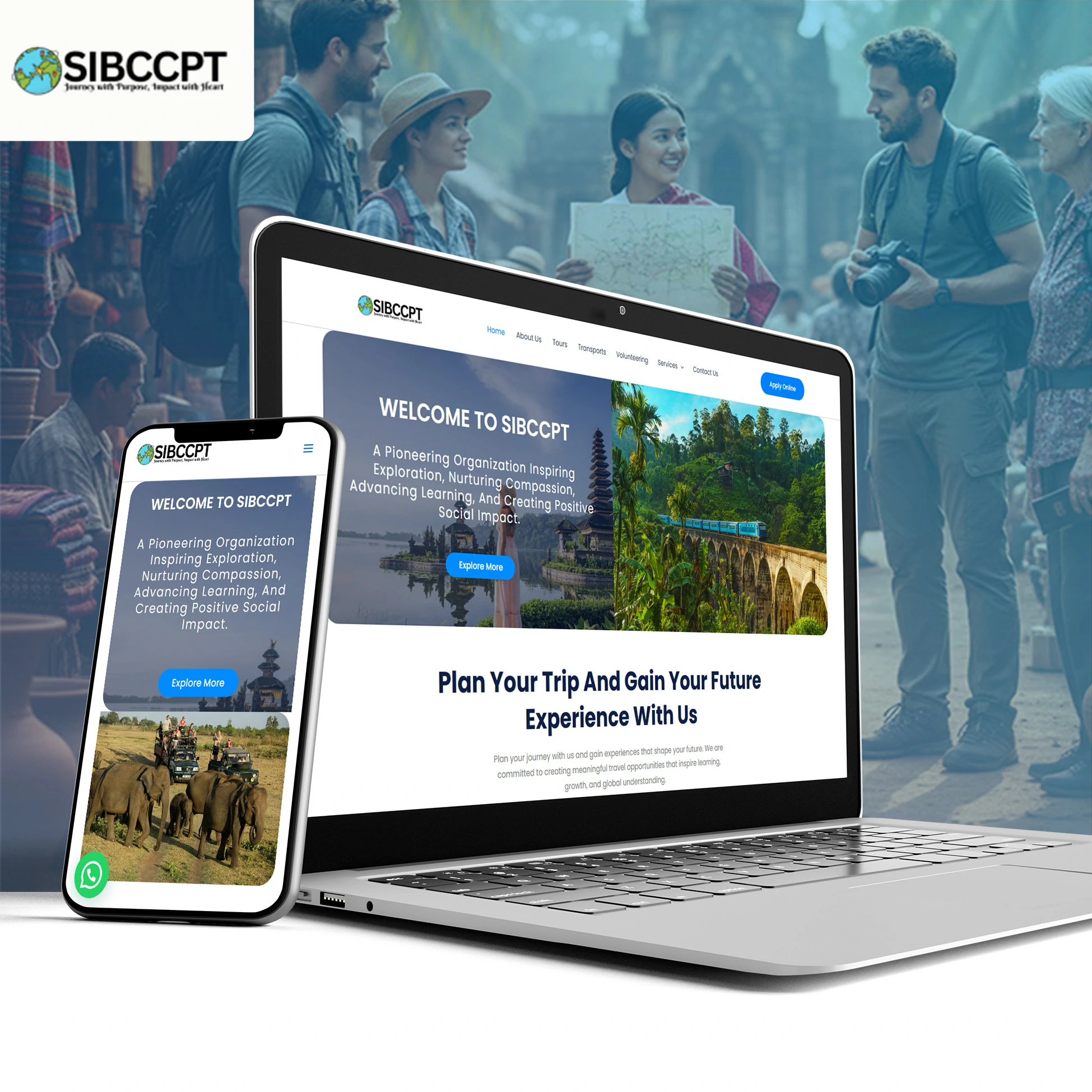 SIBCCPT website developed by Sahan Sandaruwan